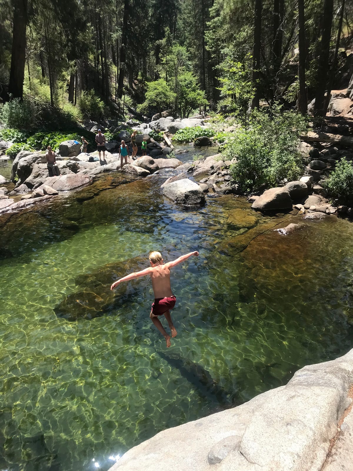 Jumping in Carlon Falls (Gillette H.)