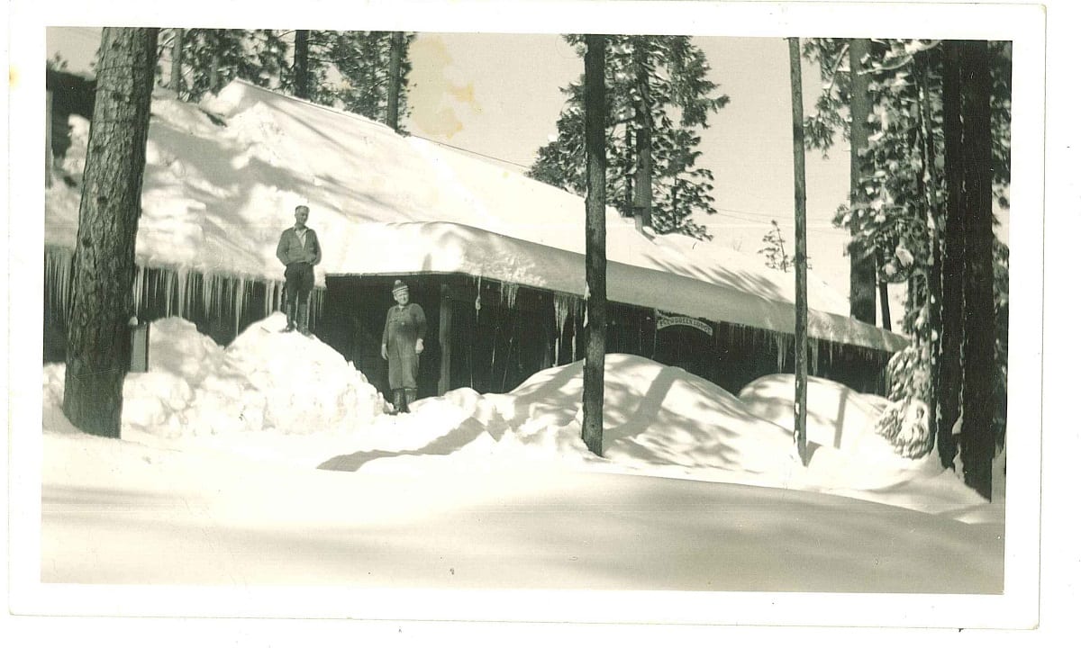 Evergreen Lodge Historic Snowfall