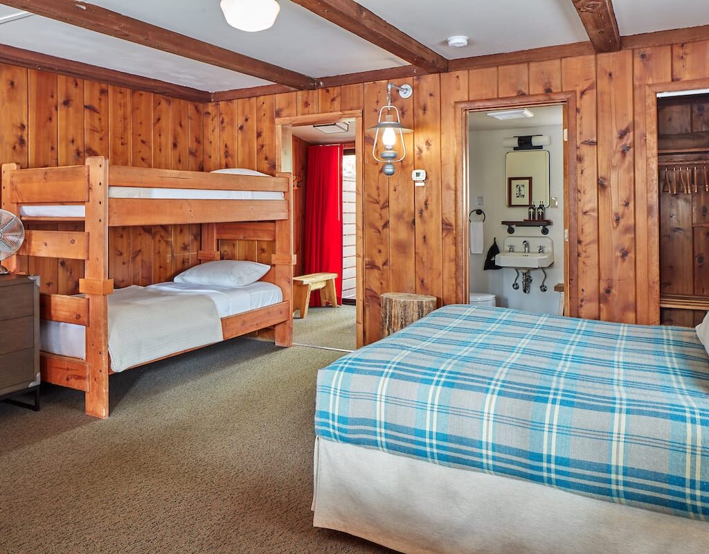 Evergreen Lodge One Room Family Cabin in Yosemite (Kim Carroll).