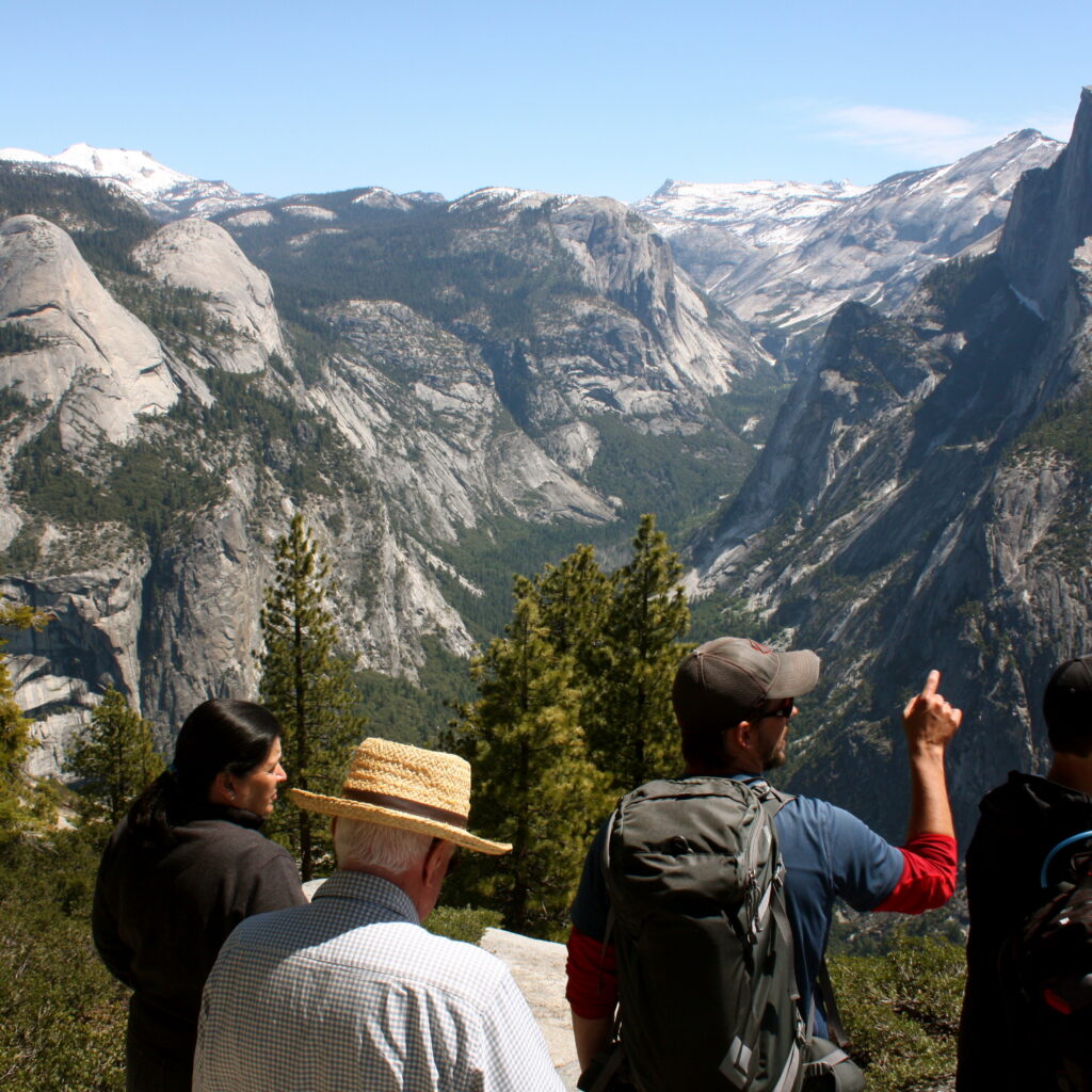 Glacier Point tour at Yosemite National Park.