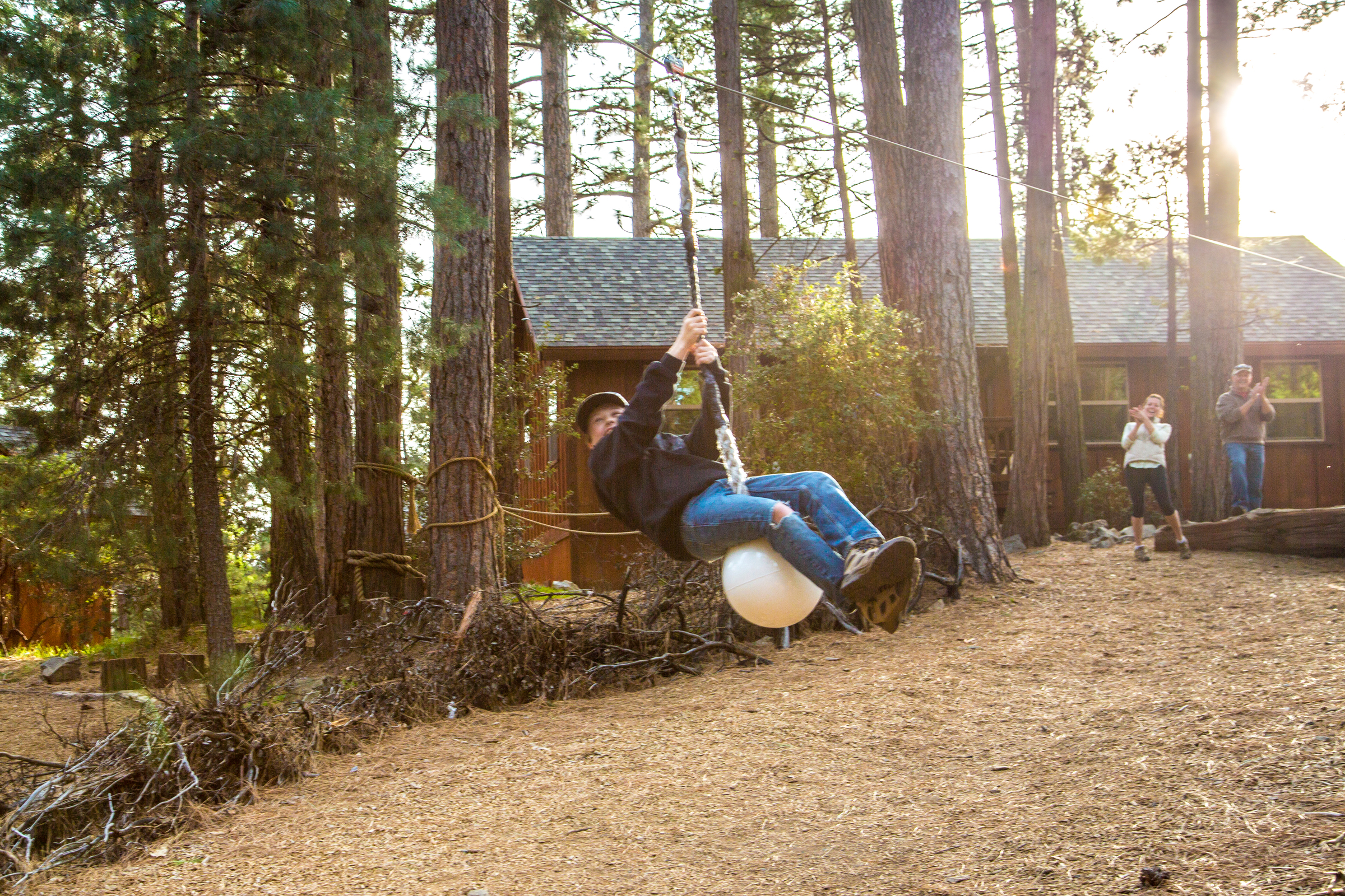 Evergreen Lodge Kids Ziplines (Kim Carroll Photography)