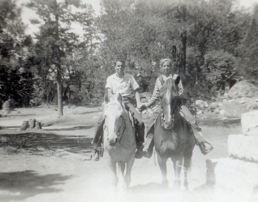 Birch Lake Horse Riding 1955