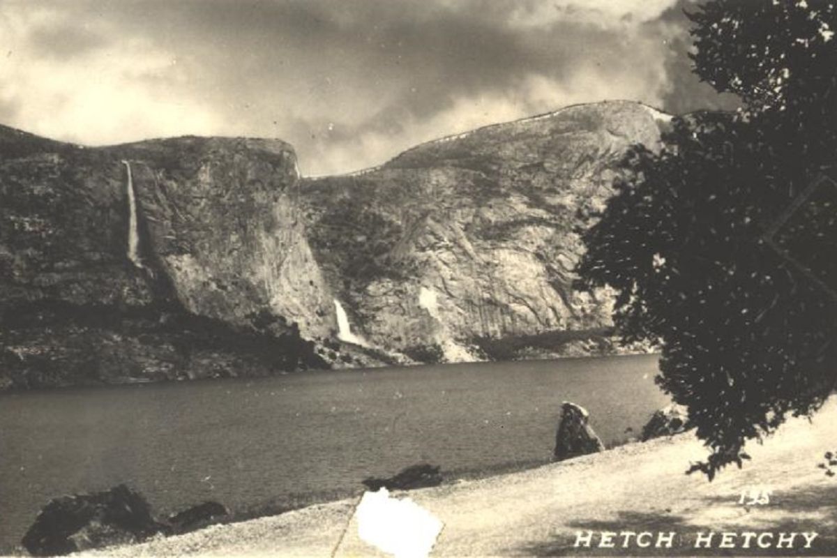 Old Hetch Hetchy Postcard